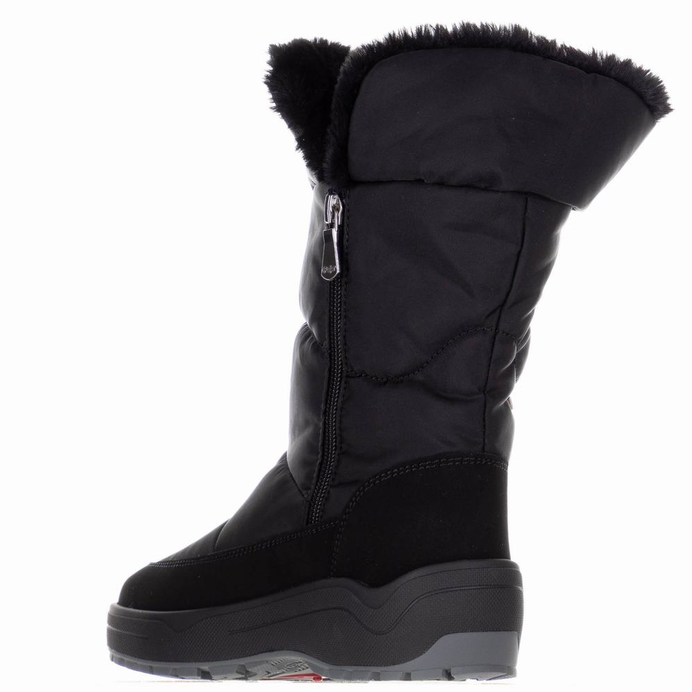 Womens Pajar Snow Boots Outlet - Valentina Ice Gripper Black - Pajar ...